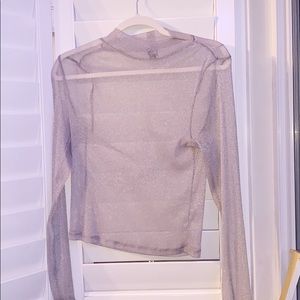 SPARKLY MESH LONGSLEEVE!!